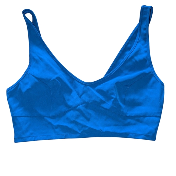 NWT Sincerely Jules Blue V-Neck Bra - Picture 1 of 7